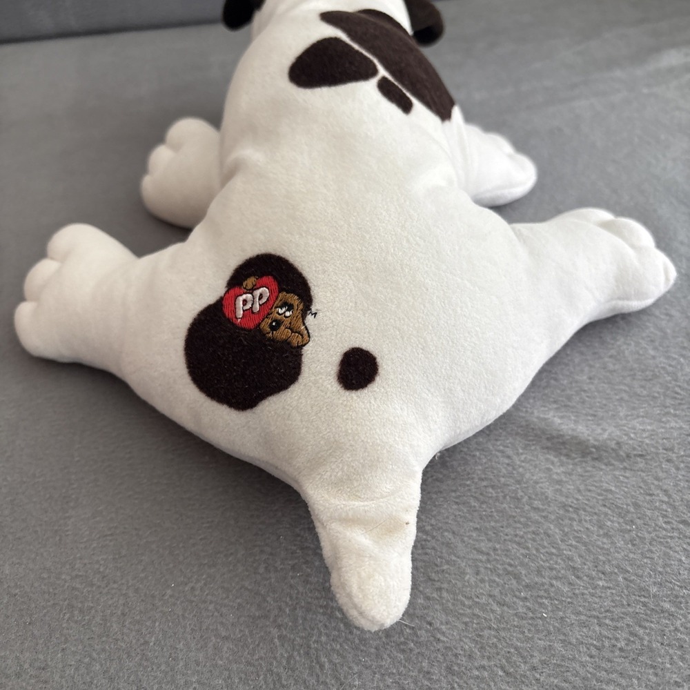 1985 18" Tonka Pound Puppies Puppy Bulldog Brown Vintage Plush Toy Stuffed - Picture 4 of 8